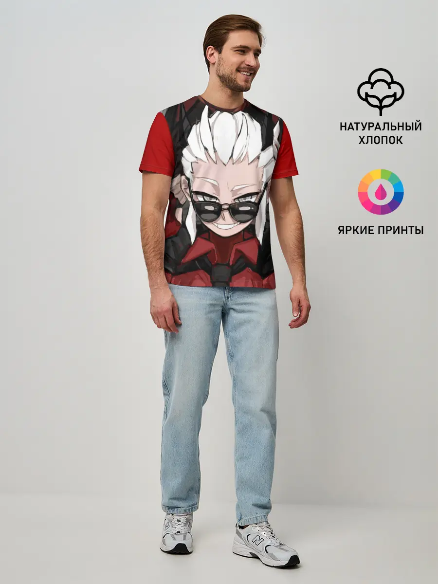 Мужская базовая футболка / Справедливость Хеллтейкер