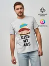 Мужская базовая футболка / Kiss My Ass