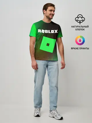 Мужская базовая футболка / ROBLOX / РОБЛОКС