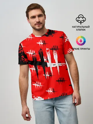 Мужская базовая футболка / dead by daylight.