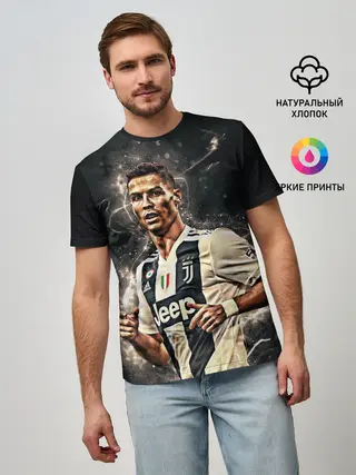 Мужская базовая футболка / Криштиану Роналду