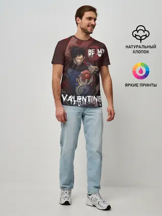 Мужская базовая футболка / Ло кровавый Валентин