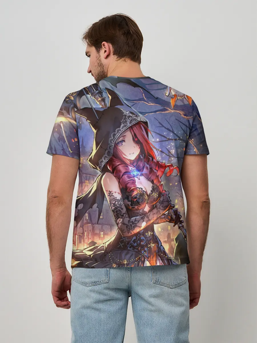 Мужская базовая футболка / Однокрылый демон Амира