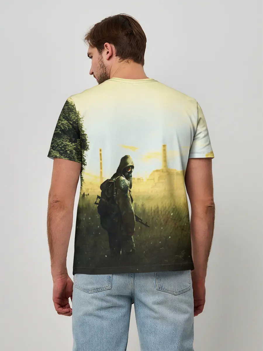 Мужская базовая футболка / STALKER