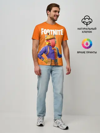 Мужская базовая футболка / Fortnite