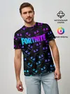 Мужская базовая футболка / FORTNITE MARSHMELLO NEON