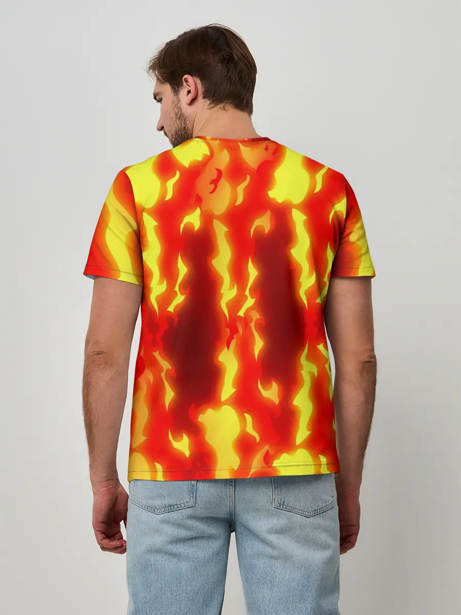 Мужская базовая футболка / Ты горишь как огонь