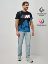 Мужская базовая футболка / BMW / БМВ