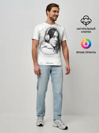 Мужская базовая футболка / Billie Eilish