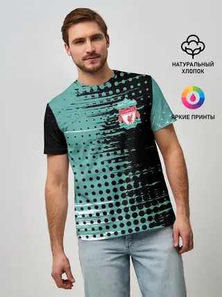 Мужская базовая футболка / Liverpool / Ливерпуль.