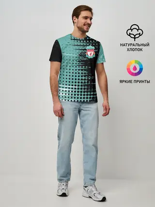 Мужская базовая футболка / Liverpool / Ливерпуль.
