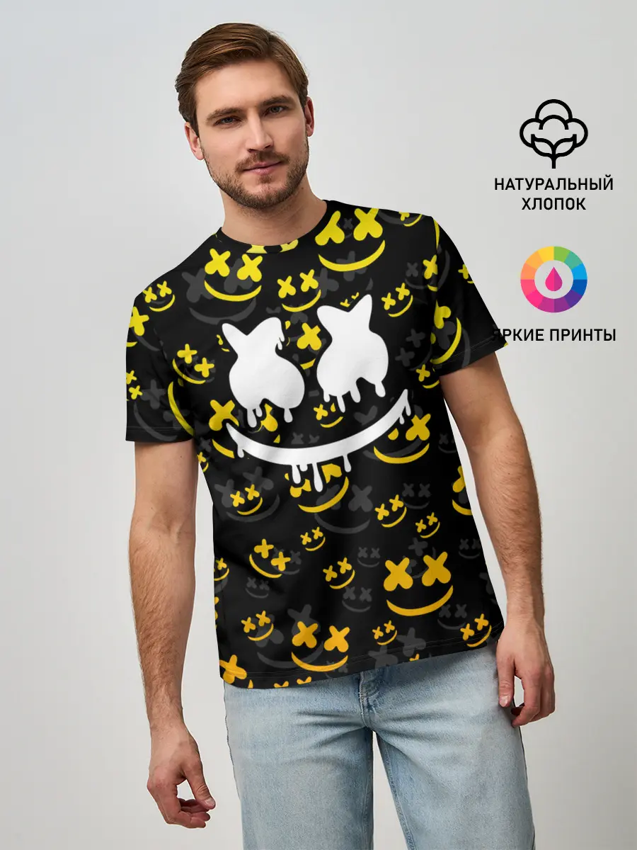 Мужская базовая футболка / MARSHMELLO