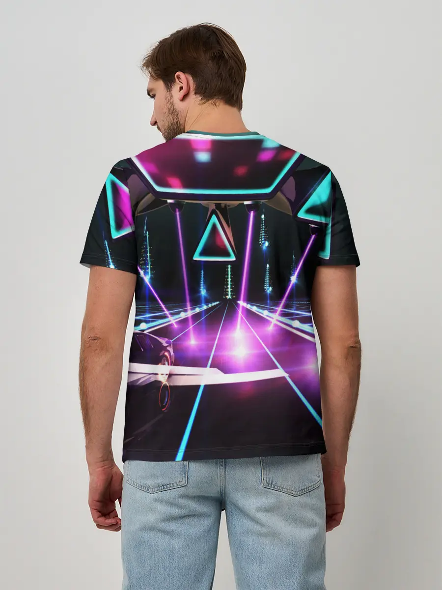 Мужская базовая футболка / КИБЕРГОРОД