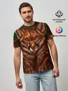 Мужская базовая футболка / Лисы