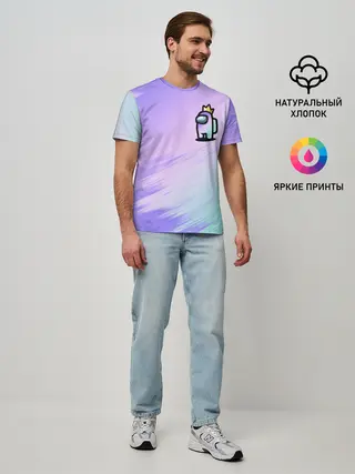Мужская базовая футболка / AMONG US GRADIENT