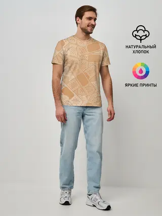 Мужская базовая футболка / Просто пластыри