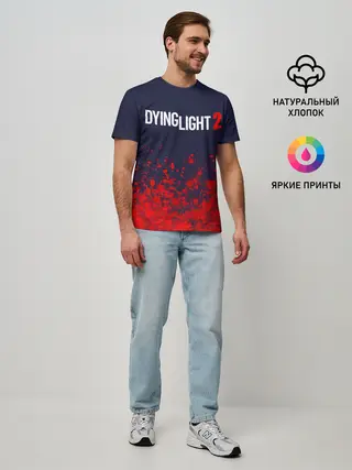 Мужская базовая футболка / DYING LIGHT 2 / ДАИНГ ЛАЙТ
