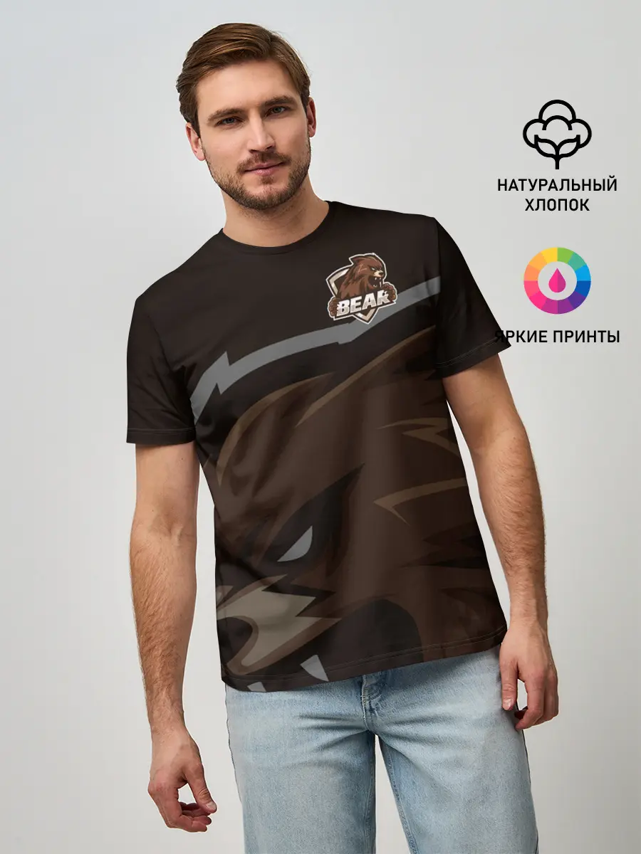 Мужская базовая футболка / Форма Bear