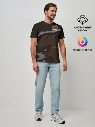 Мужская базовая футболка / Форма Bear