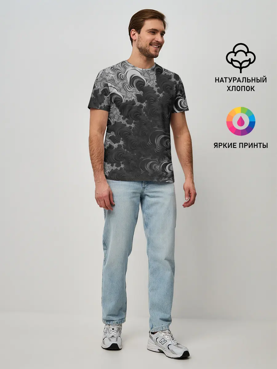 Мужская базовая футболка / Абстракция
