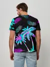 Мужская базовая футболка / Неоновое лето