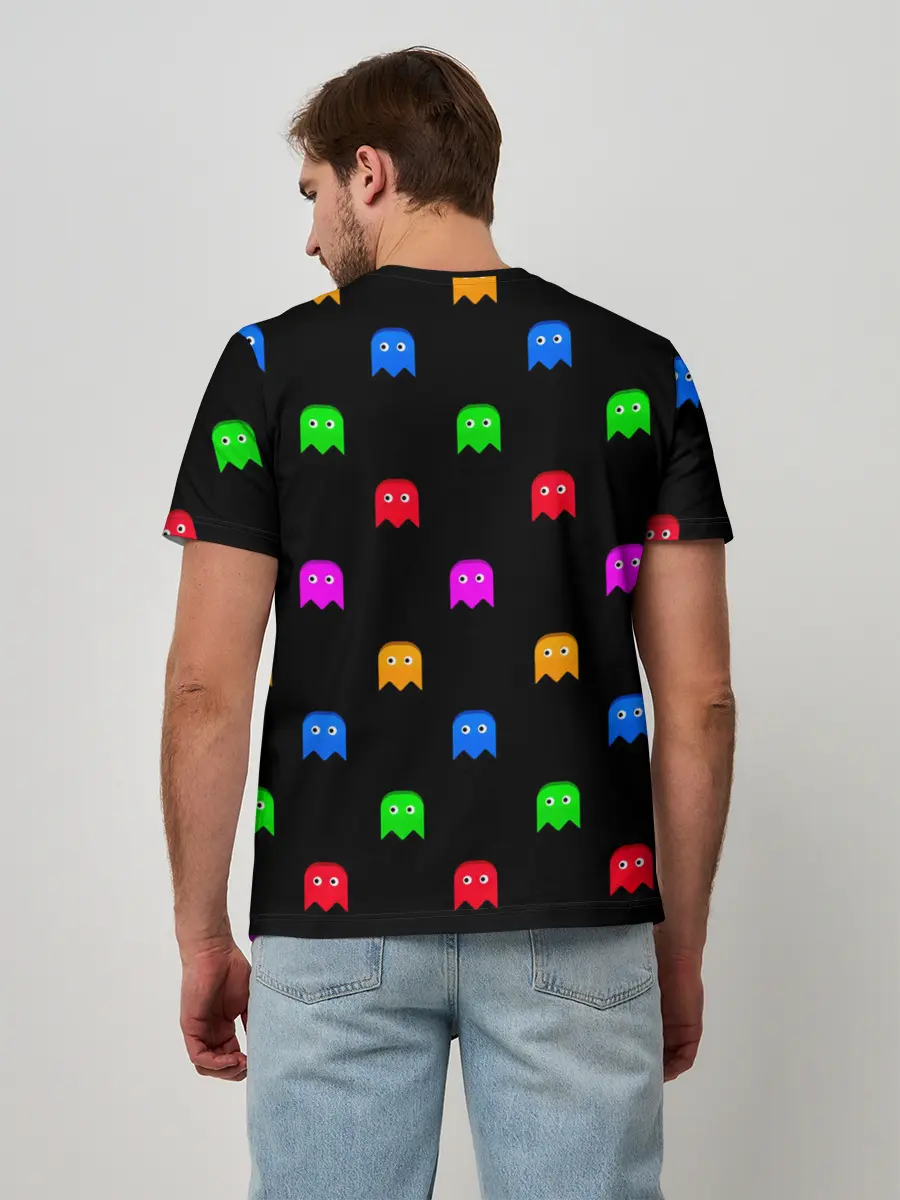 Мужская базовая футболка / Пакмен