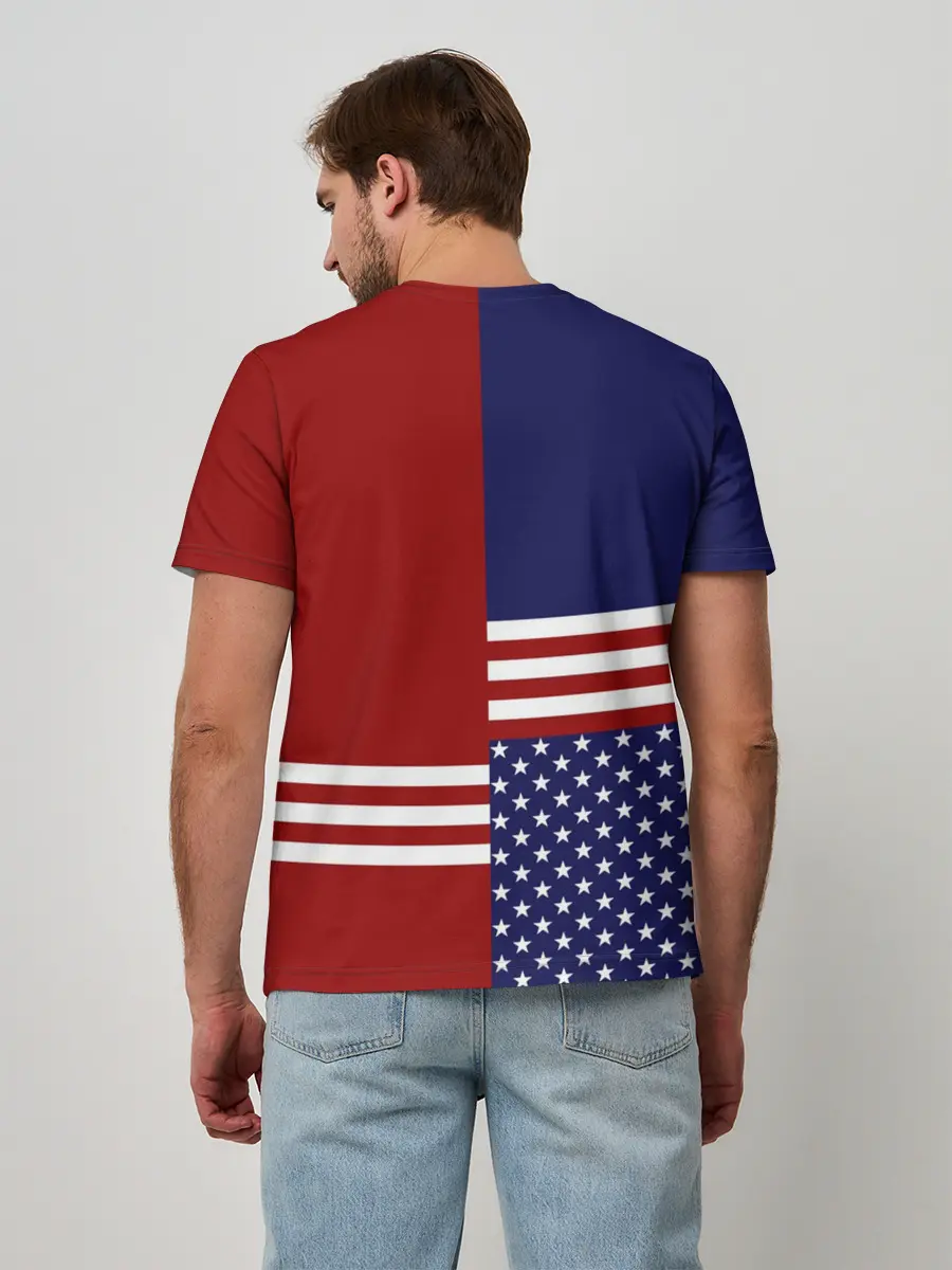 Мужская базовая футболка / USA
