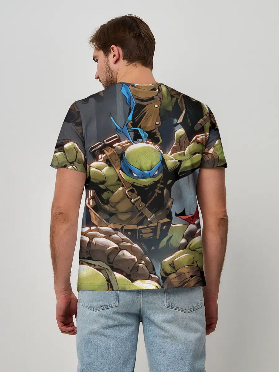 Мужская базовая футболка / ЧЕРЕПАШКИ