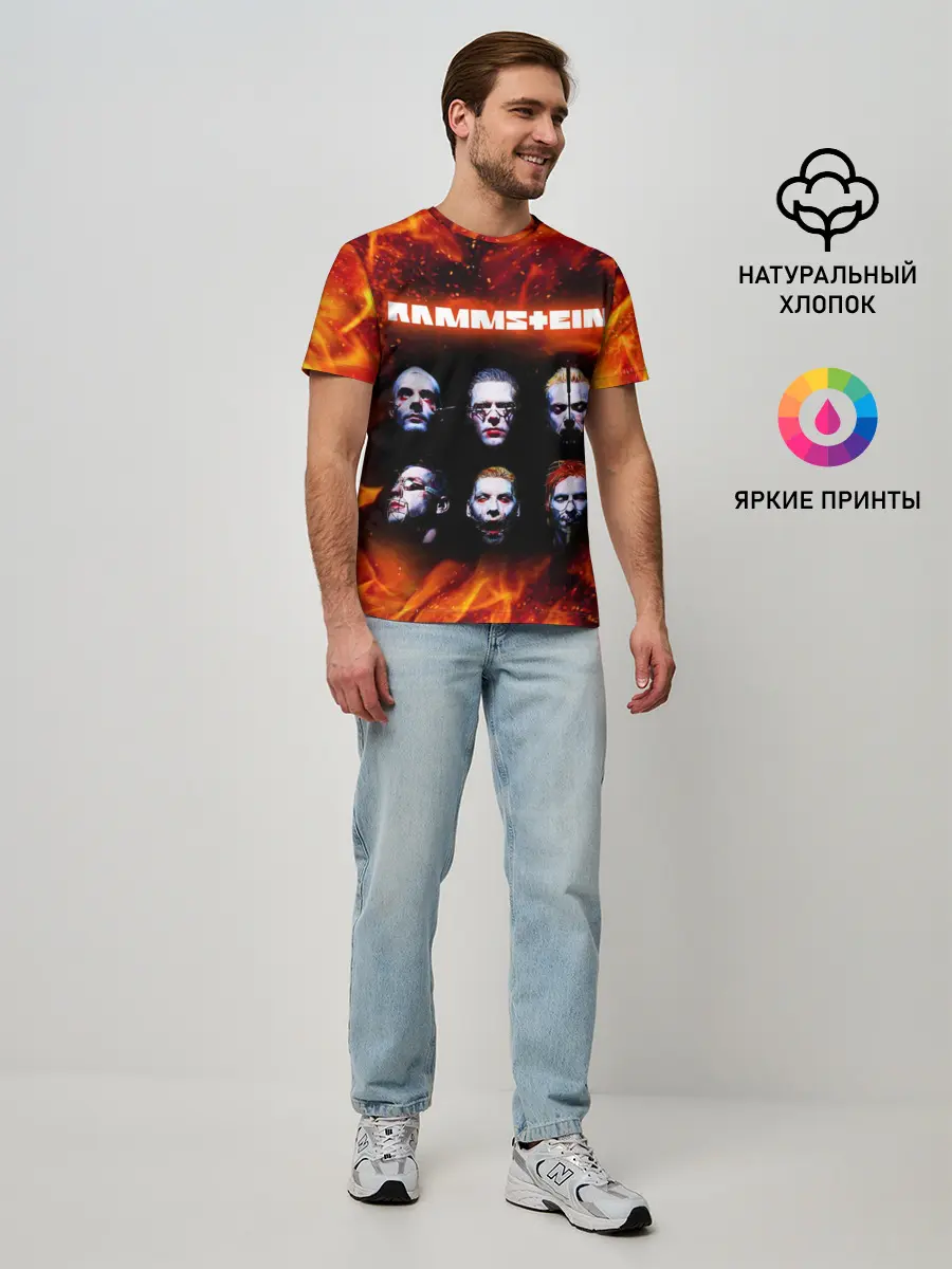 Мужская базовая футболка / RAMMSTEIN