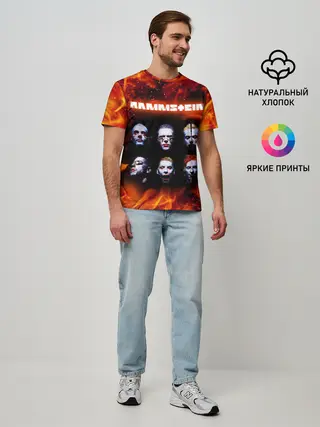 Мужская базовая футболка / RAMMSTEIN