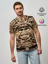 Мужская базовая футболка / Ацтекский Календарь