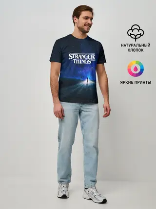 Мужская базовая футболка / Очень странные дела