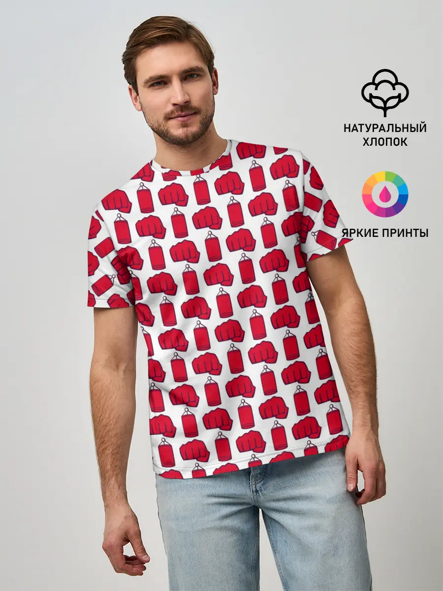 Мужская базовая футболка / Бокс