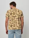 Мужская базовая футболка / Индейский паттерн