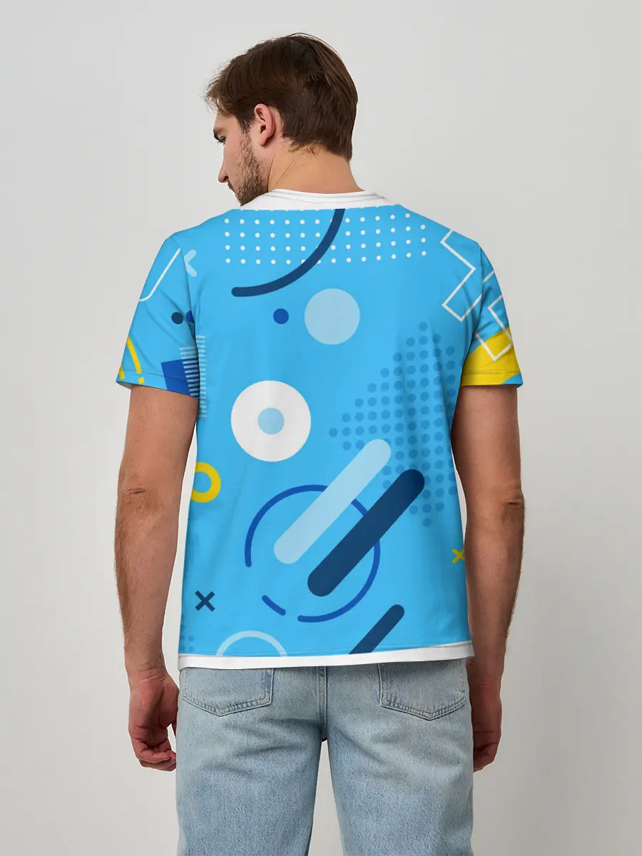 Мужская базовая футболка / Геометрические фигуры