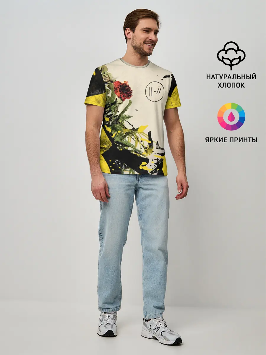 Мужская базовая футболка / Twenty One Pilots - Trench