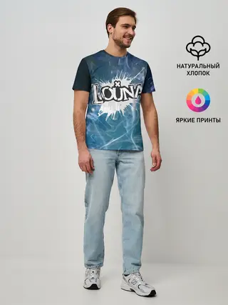 Мужская базовая футболка / Луна