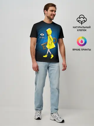 Мужская базовая футболка / Little Nightmares