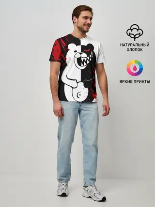 Мужская базовая футболка / Monokuma вторая сущность
