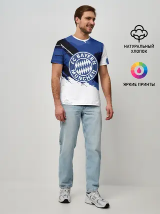 Мужская базовая футболка / BAYERN MUNCHEN SPORT STYLE