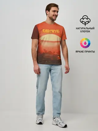Мужская базовая футболка / Far Cry 6 - Libertad