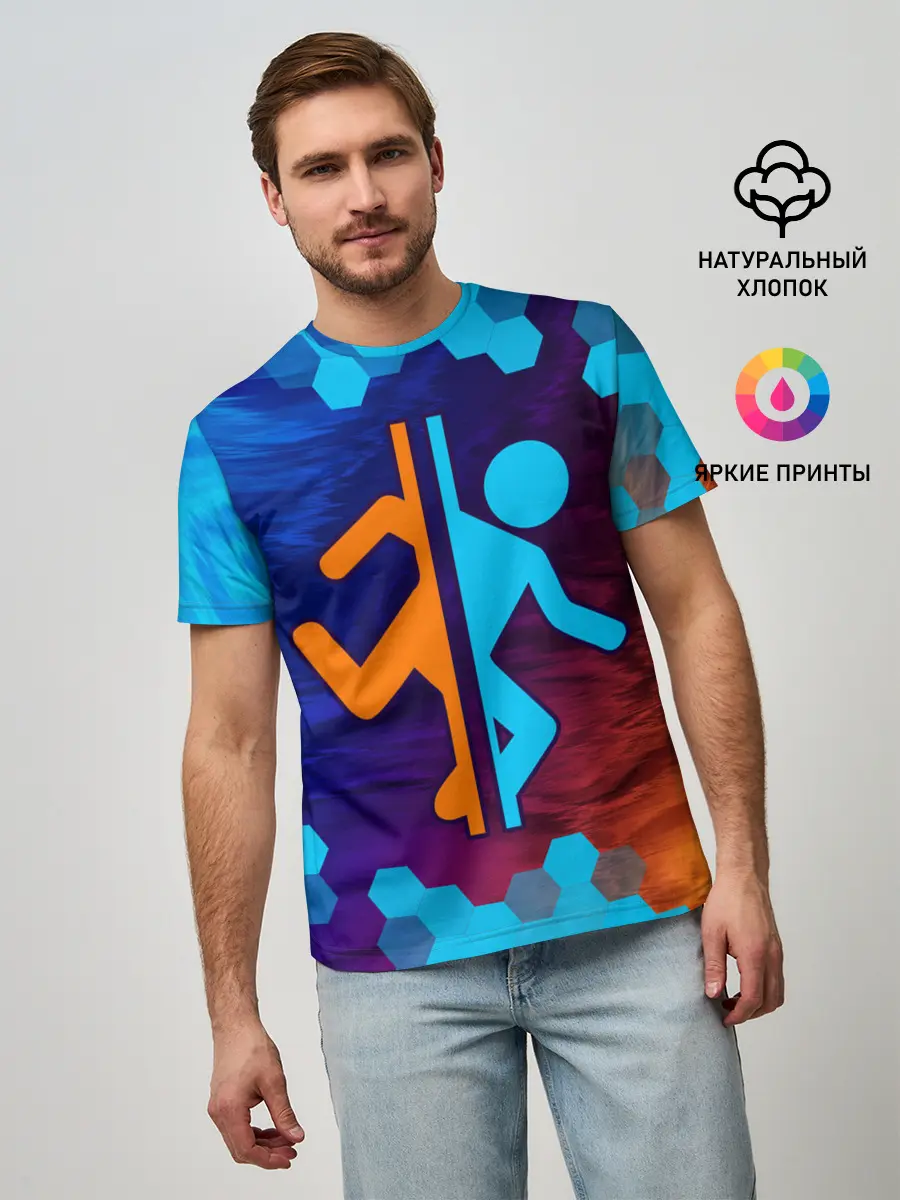 Мужская базовая футболка / PORTAL / ПОРТАЛ