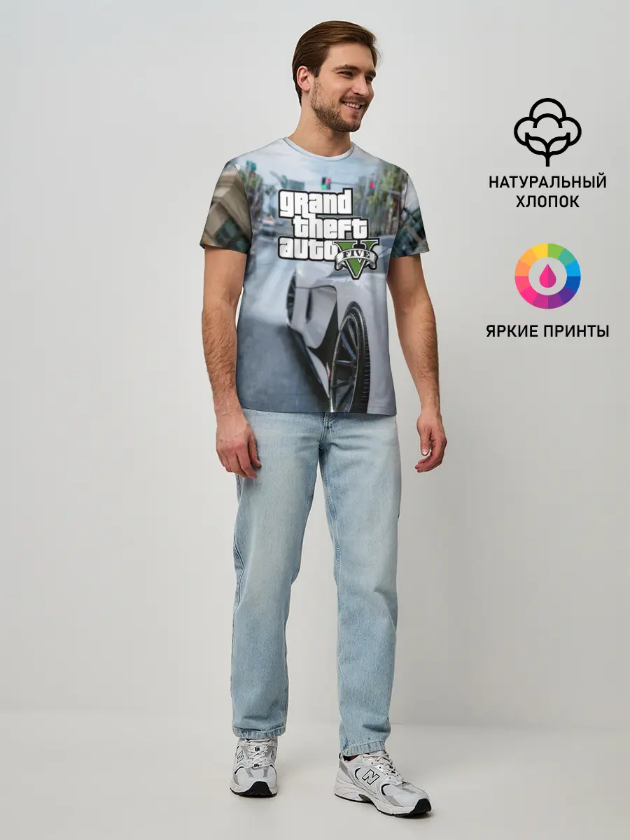 Мужская базовая футболка / GTA V