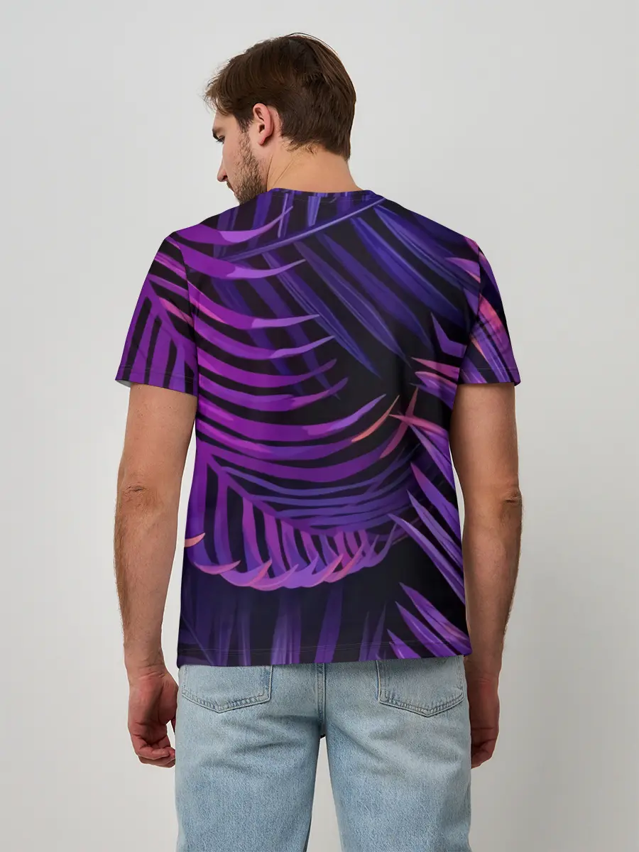 Мужская базовая футболка / Тропики