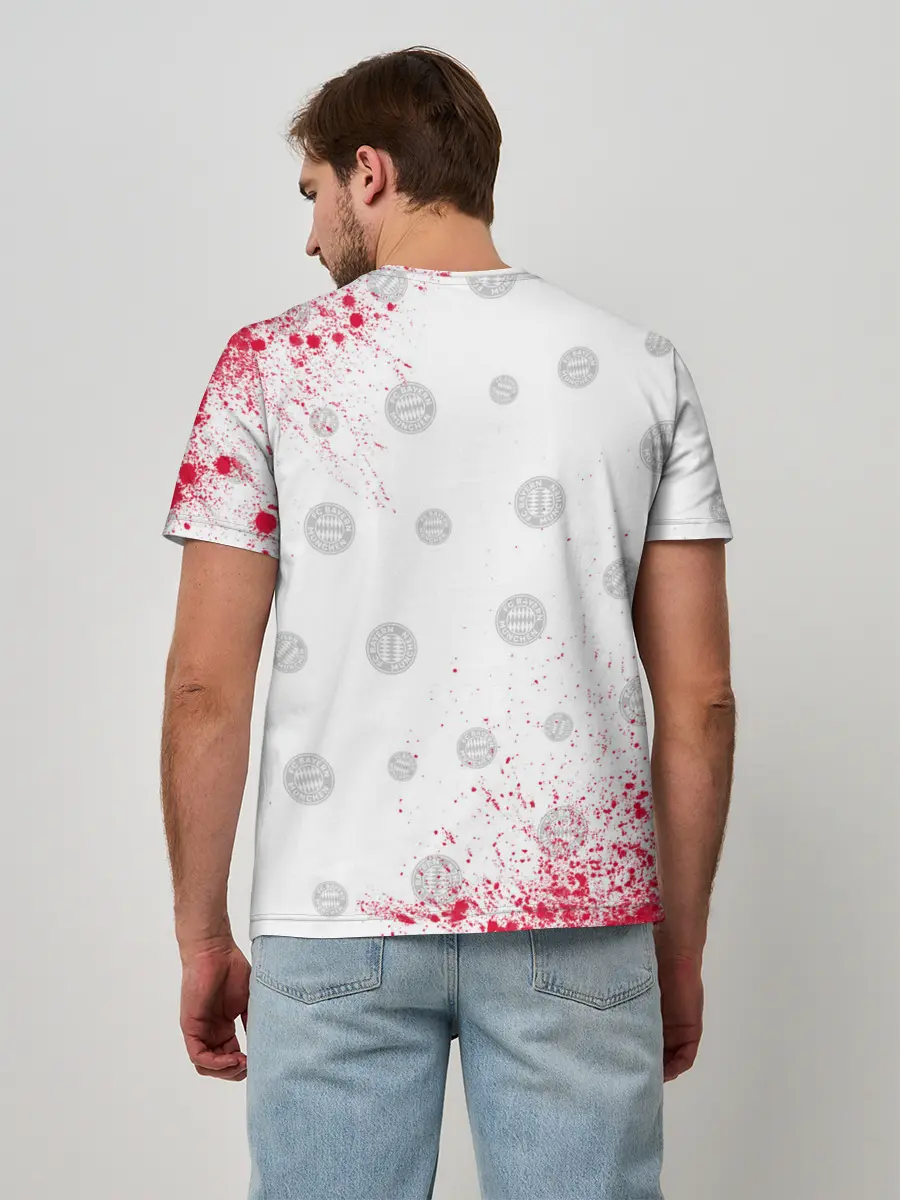 Мужская базовая футболка / FC BAYERN / БАВАРИЯ