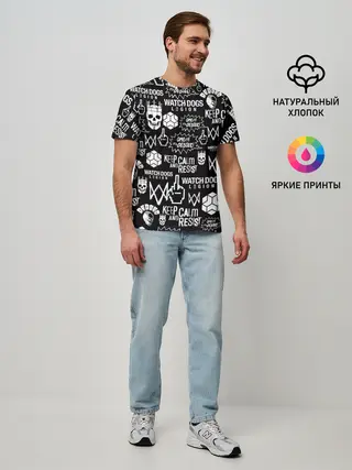 Мужская базовая футболка / WATCH DOGS LEGION