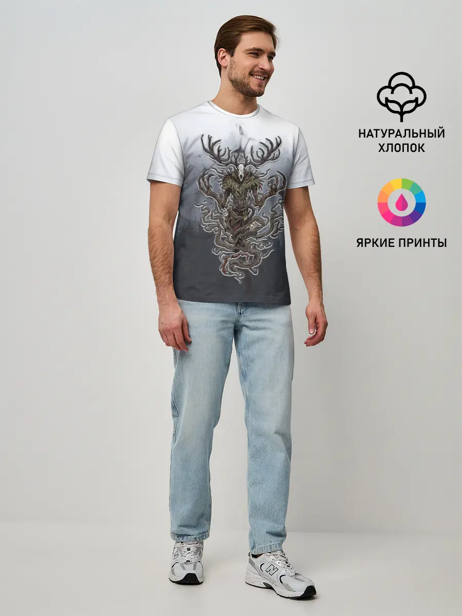 Мужская базовая футболка / Леший