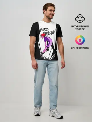 Мужская базовая футболка / Gess monster