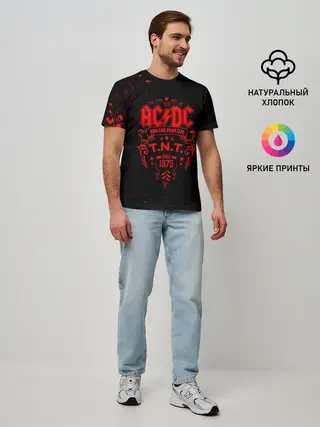 Мужская базовая футболка / AC/DC