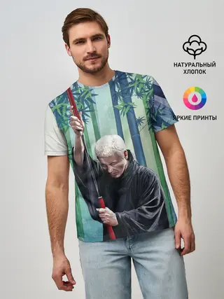 Мужская базовая футболка / Слепой самурай Затойчи